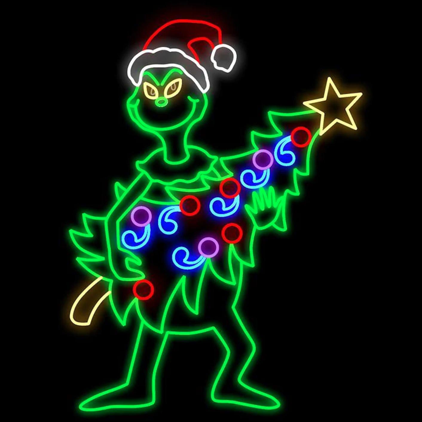 Grinch stjeler tre 120x90 cm