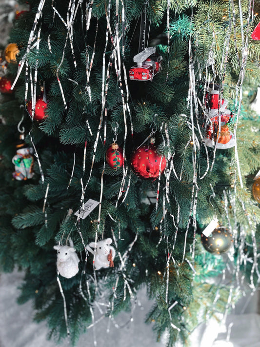 juletrepynt Glitter til juletre (Lametta)
