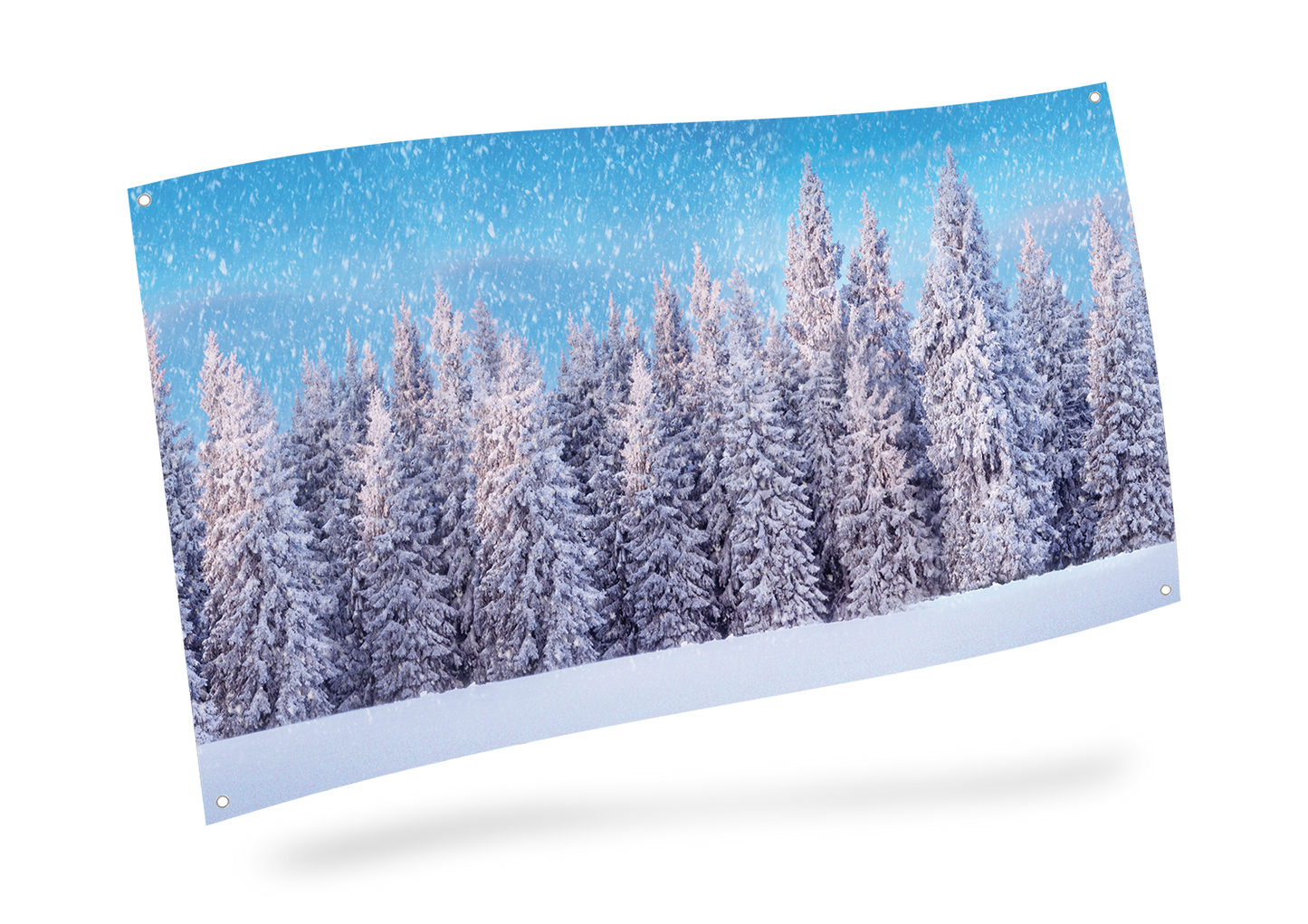 bakgrunn julelandsby luville lemax skog med snø