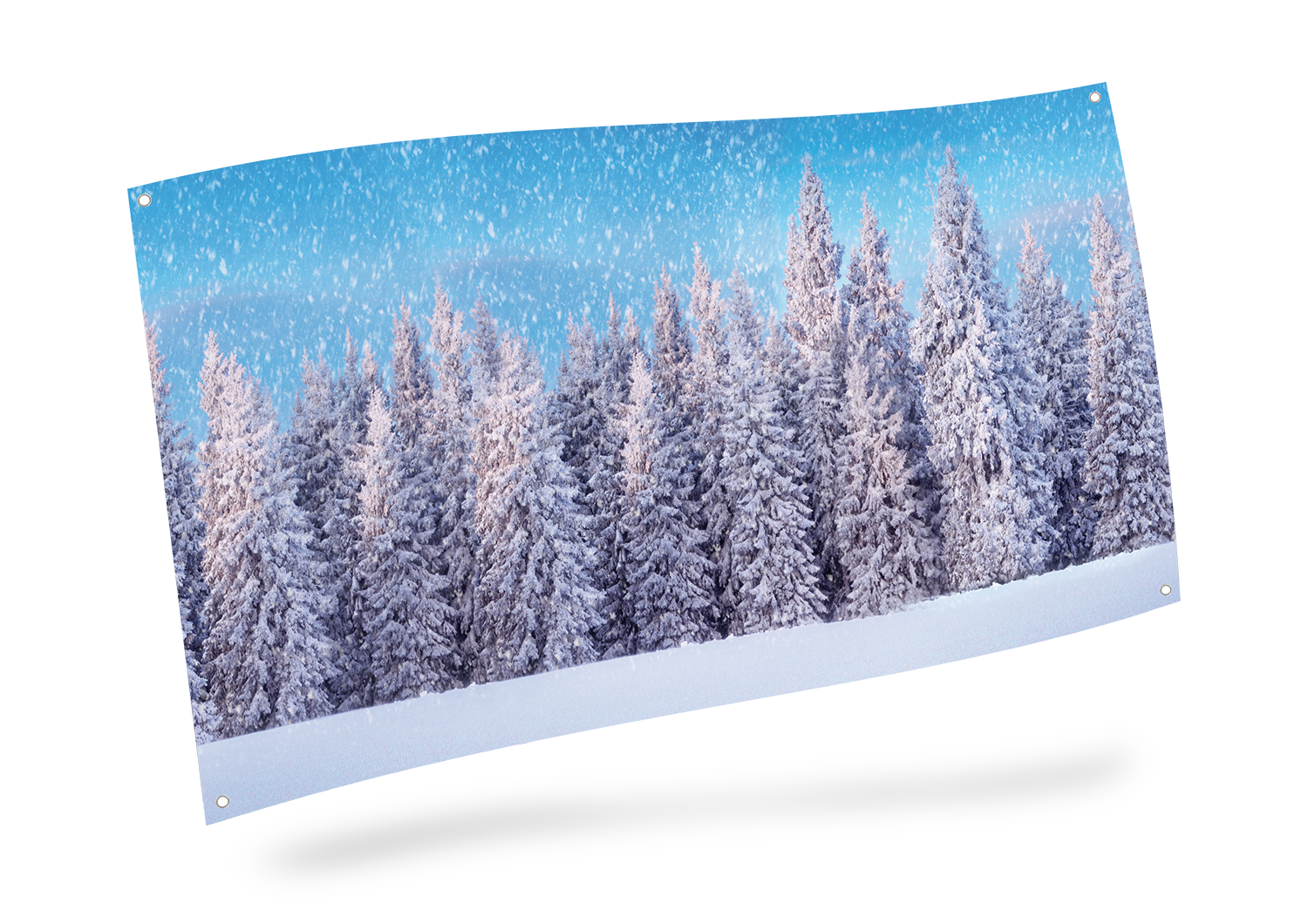 bakgrunn julelandsby luville lemax skog med snø