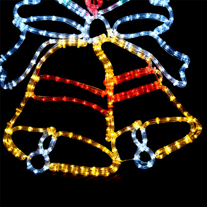 Bjelle - LED figur i mange farger 55x65cm