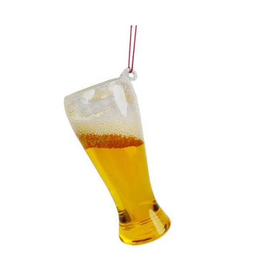 Juletrepynt - Ølglass - Julekule fra Kurt S. Adler