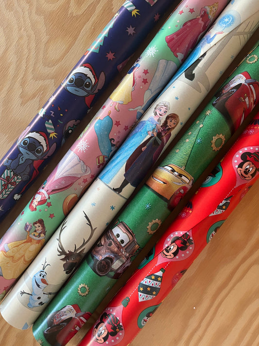 Tilbehør Disney gavepapir 200cm